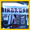 airbrush flea market booth